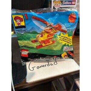 LEGO Classic # 1 Ronald McDonald Helicopter 1999 McDonald’s new in package